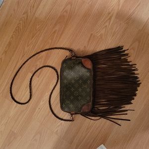 Upcycled Louis Vuitton Cross Body